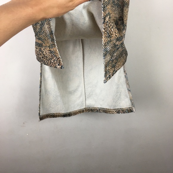 Vintage 90s snake print midi skirt - Picture 4 of 7